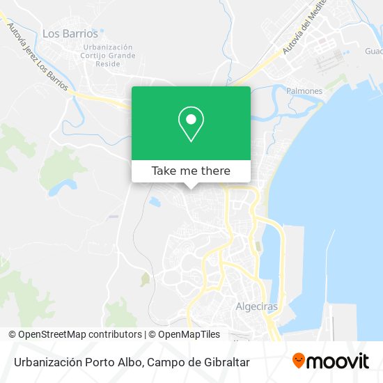 Urbanización Porto Albo map