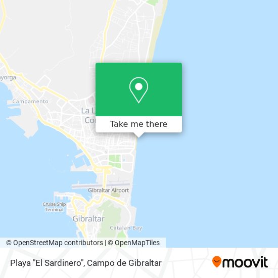 mapa Playa "El Sardinero"