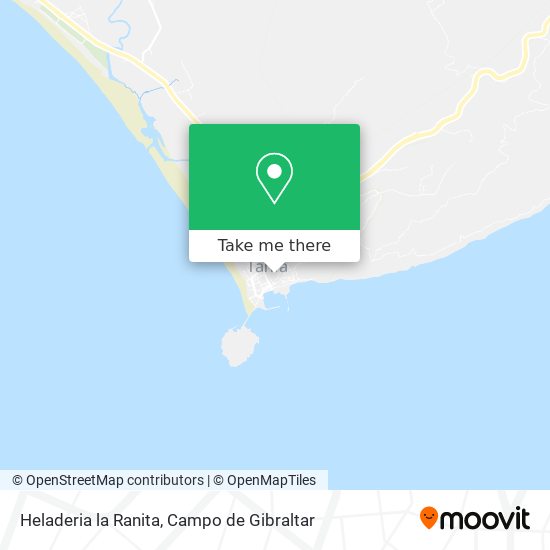 mapa Heladeria la Ranita