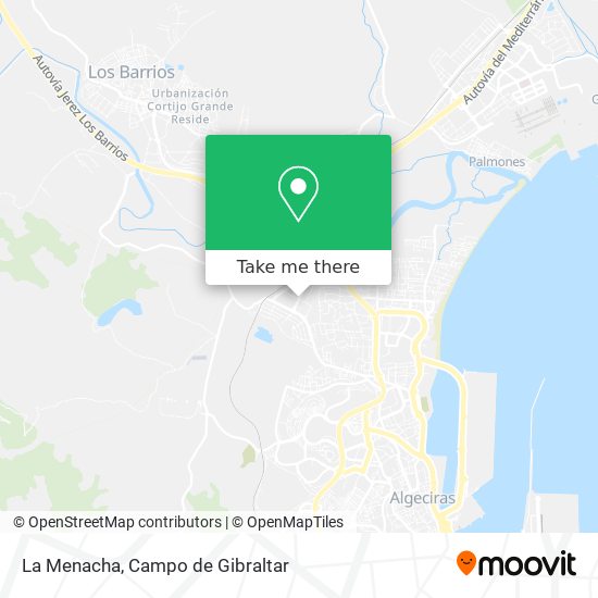 La Menacha map