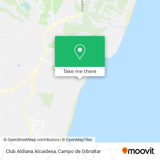 Club Aldiana Alcaidesa map