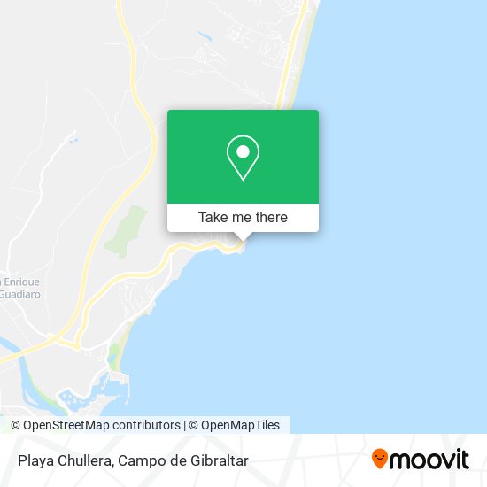 mapa Playa Chullera