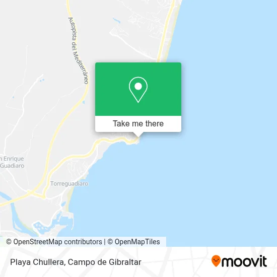 Playa Chullera map