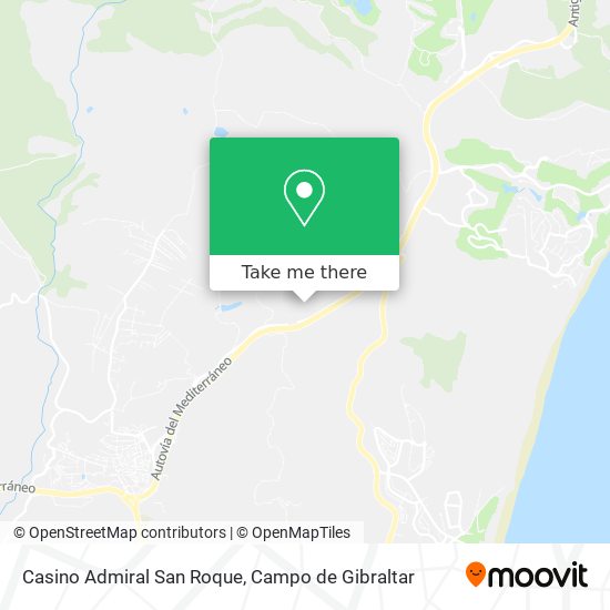 Casino Admiral San Roque map