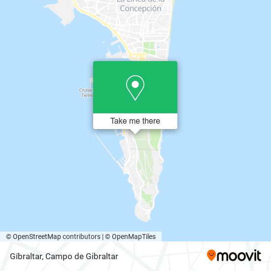 Gíbraltar map