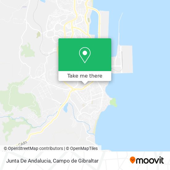 Junta De Andalucia map