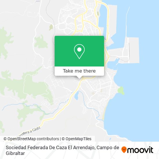 Sociedad Federada De Caza El Arrendajo map