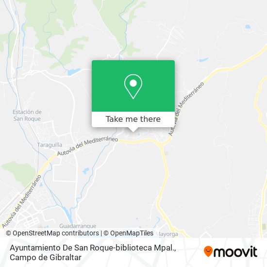 Ayuntamiento De San Roque-biblioteca Mpal. map
