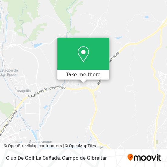 mapa Club De Golf La Cañada