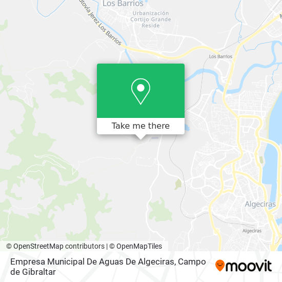 mapa Empresa Municipal De Aguas De Algeciras