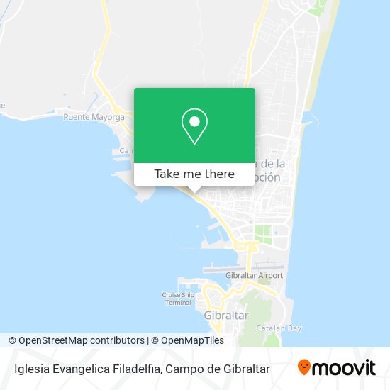 Iglesia Evangelica Filadelfia map