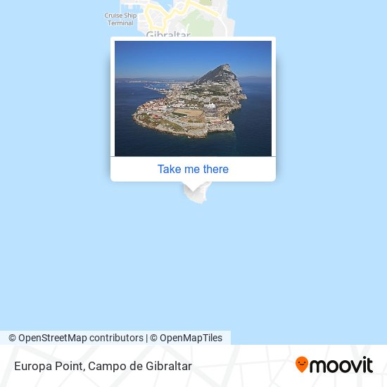 mapa Europa Point