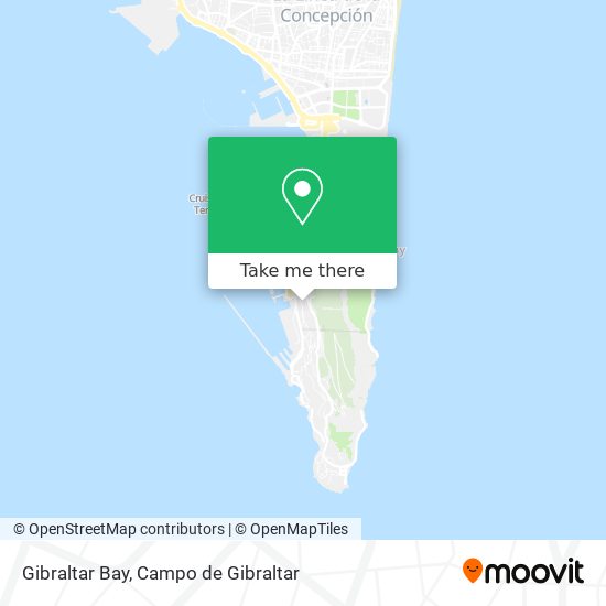 Gibraltar Bay map