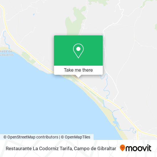 mapa Restaurante La Codorniz Tarifa