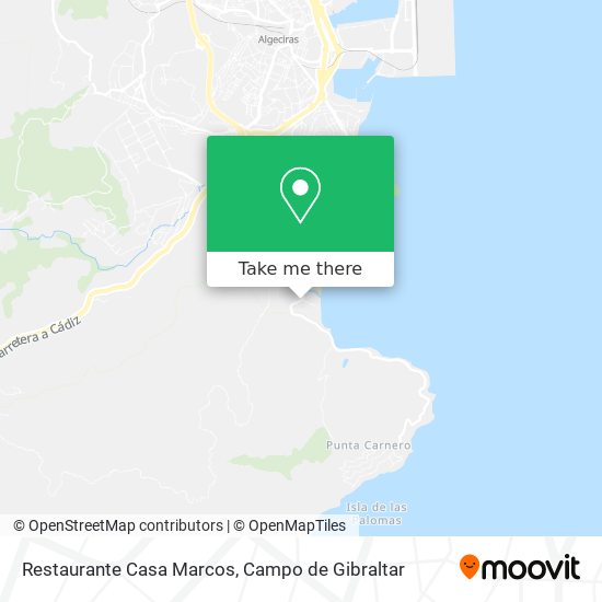 mapa Restaurante Casa Marcos
