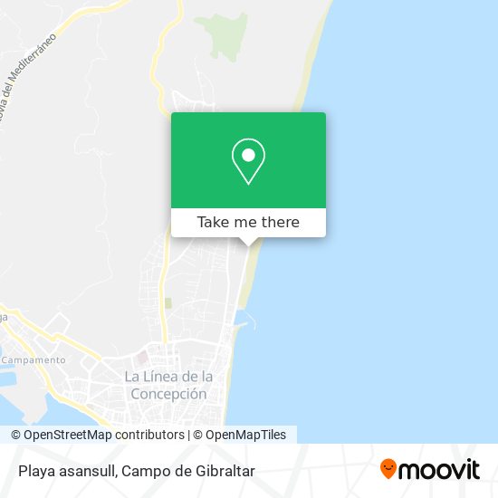 Playa asansull map
