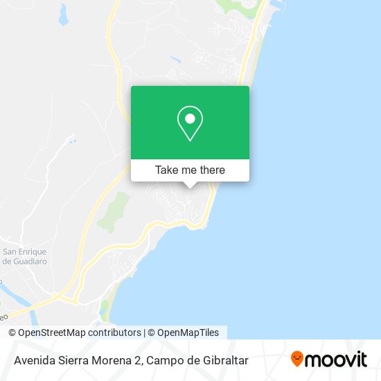 mapa Avenida Sierra Morena 2