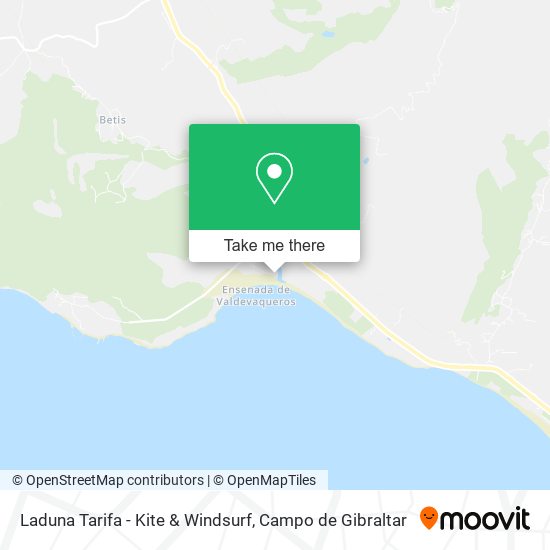 Laduna Tarifa - Kite & Windsurf map