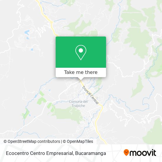 Ecocentro Centro Empresarial map