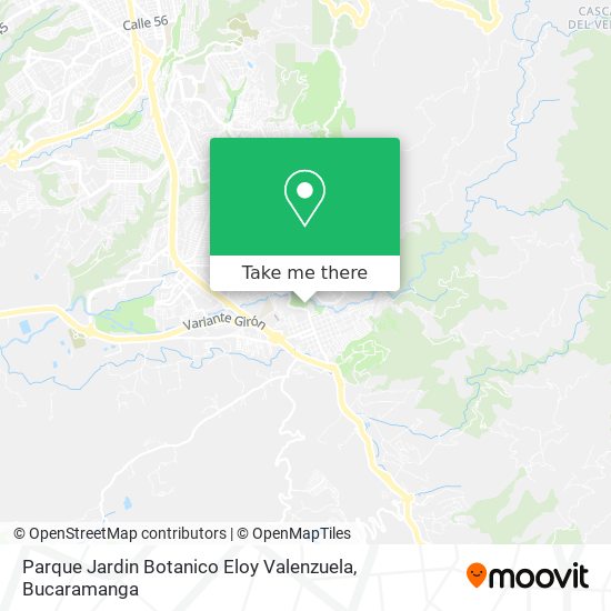 Mapa de Parque Jardin Botanico Eloy Valenzuela