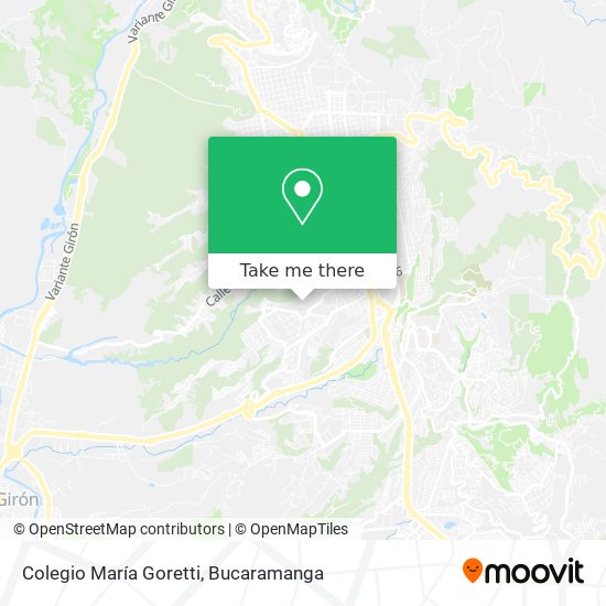 Mapa de Colegio María Goretti