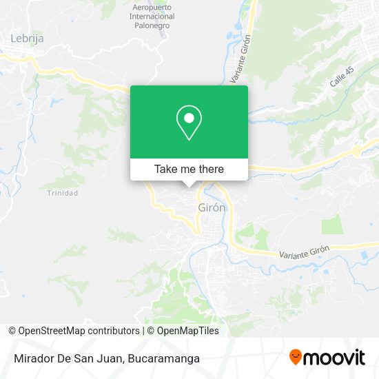 Mirador De San Juan map
