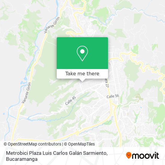 Metrobici Plaza Luis Carlos Galán Sarmiento map
