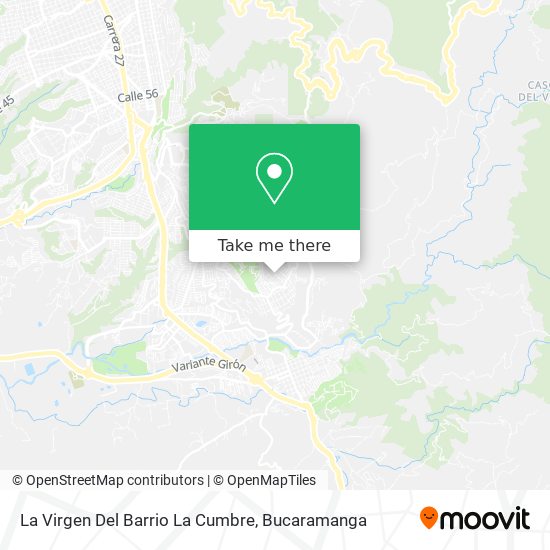 La Virgen Del Barrio La Cumbre map