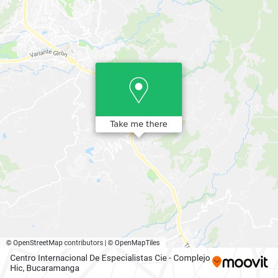 Centro Internacional De Especialistas Cie - Complejo Hic map