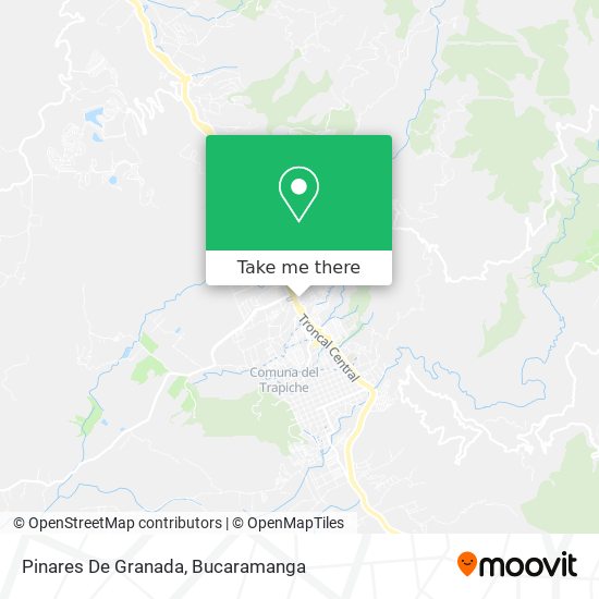 Mapa de Pinares De Granada