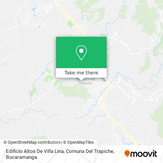Mapa de Edificio Altos De Villa Lina, Comuna Del Trapiche