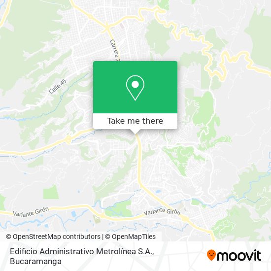 Mapa de Edificio Administrativo Metrolínea S.A.
