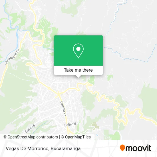 Vegas De Morrorico map