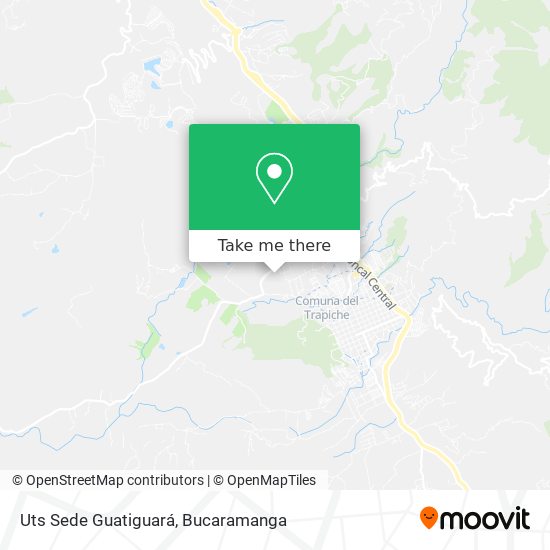 Uts Sede Guatiguará map