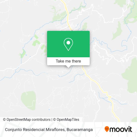 Mapa de Conjunto Residencial Miraflores