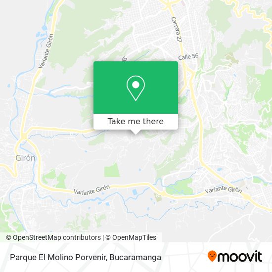 Mapa de Parque El Molino Porvenir