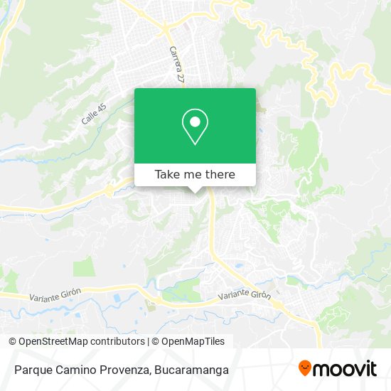 Parque Camino Provenza map