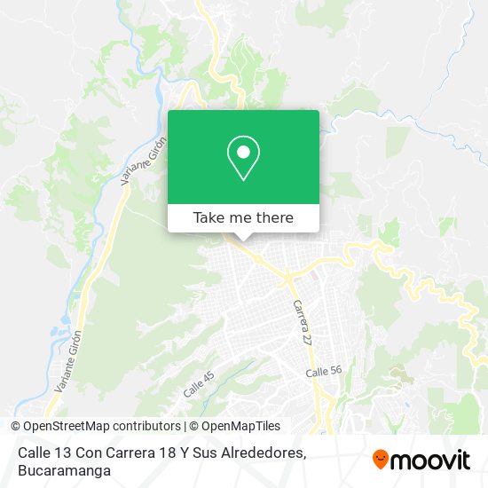 Calle 13 Con Carrera 18 Y Sus Alrededores map