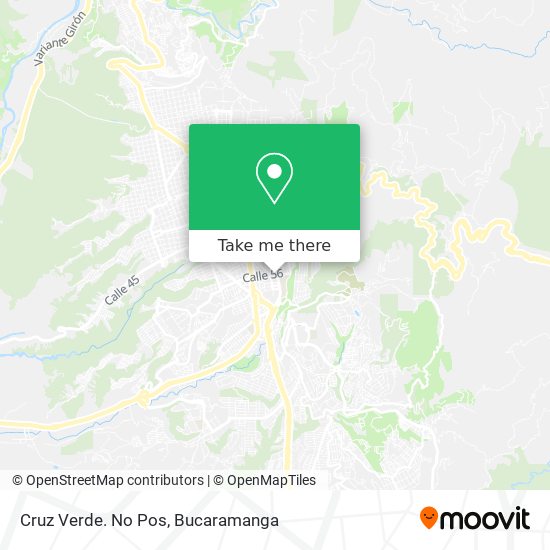 Mapa de Cruz Verde. No Pos