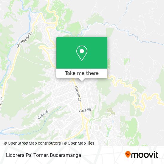 Mapa de Licorera Pa' Tomar