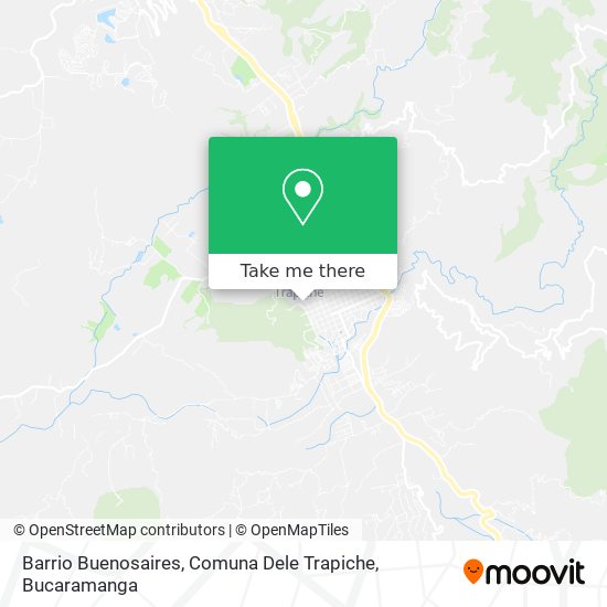 Mapa de Barrio Buenosaires, Comuna Dele Trapiche