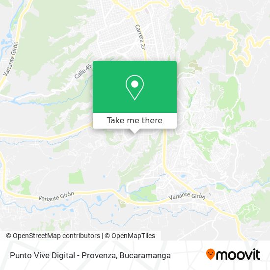 Punto Vive Digital - Provenza map