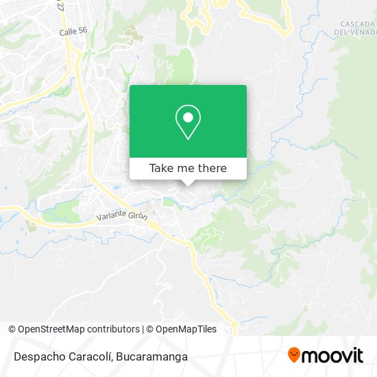 Despacho Caracolí map