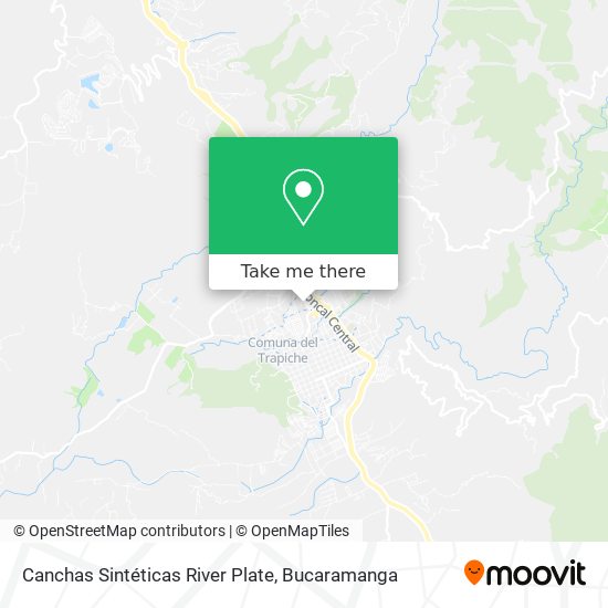 Canchas Sintéticas River Plate map