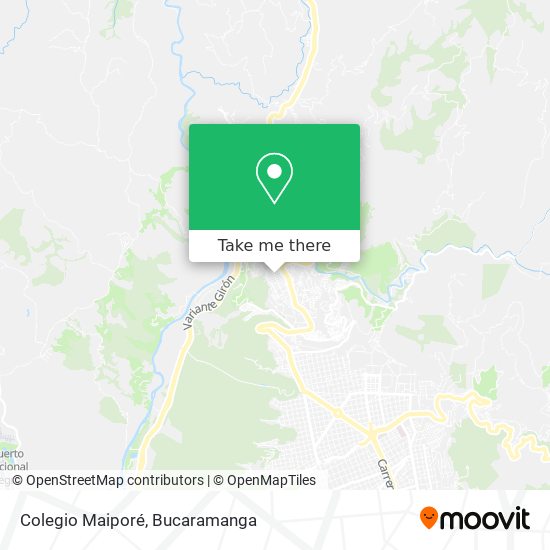 Colegio Maiporé map