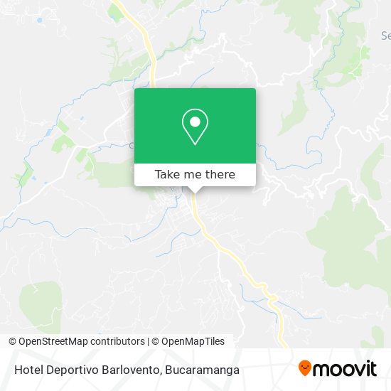 Mapa de Hotel Deportivo Barlovento