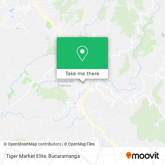 Mapa de Tiger Market Elite