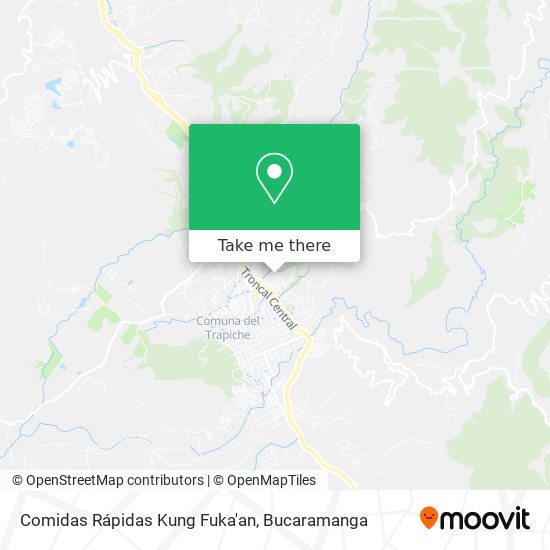 Mapa de Comidas Rápidas Kung Fuka'an