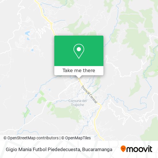 Mapa de Gigio Mania Futbol Piededecuesta