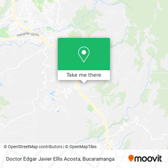 Doctor Edgar Javier Ellis Acosta map